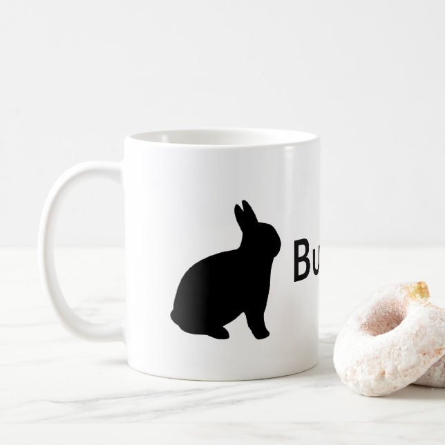 Bunny Pappa Rabbit Funny Personalize Kaffemugg (Med munk)