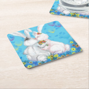 Bunny Papper Underlägg Hug Kvadrat