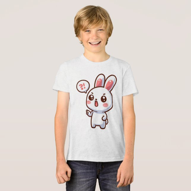BUNNY. #Part2 / Kids T-shirt (funny bunny) #3 (Framsida Full)