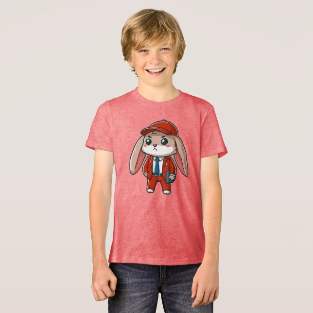 BUNNY. #Part2 / Kids T-shirt (funny bunny) #4 (Framsida Full)