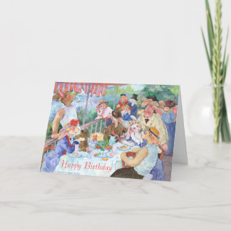 Bunny Party luncheon Kort