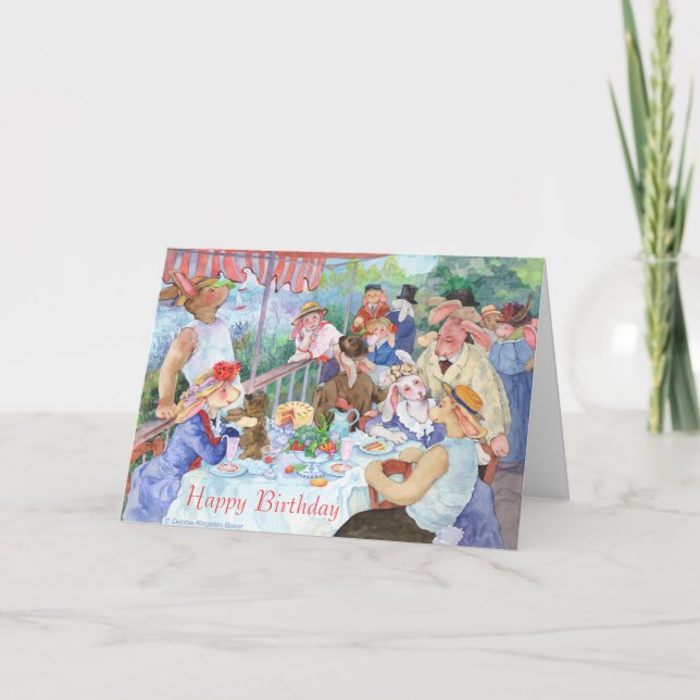 Bunny Party luncheon Kort (Framsida)