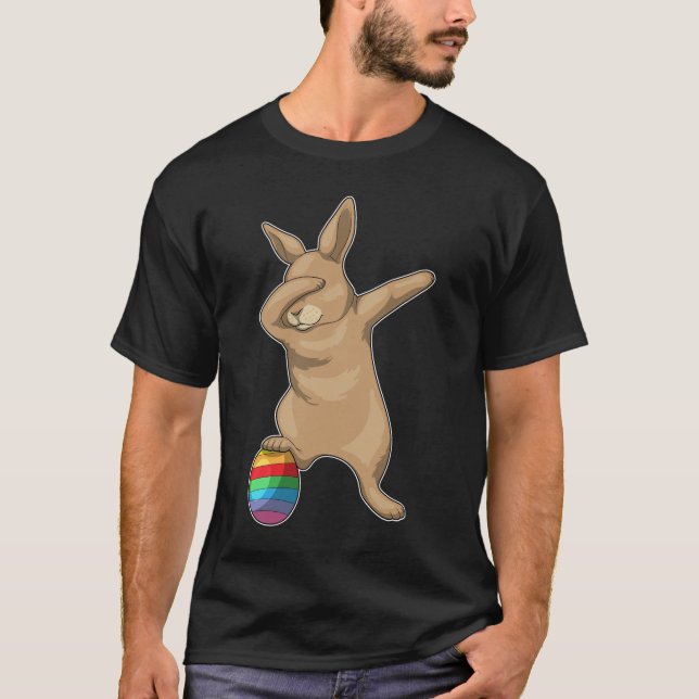 Bunny Påsk Påskägg Hip hop T Shirt (Framsida)