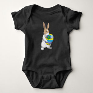 Bunny Påsk Påskägg Nappar T Shirt