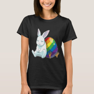 Bunny Påsk Påskägg Rainbow T Shirt