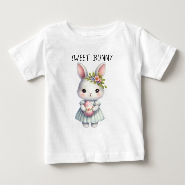 Bunny Påsk T Shirt (Framsida)