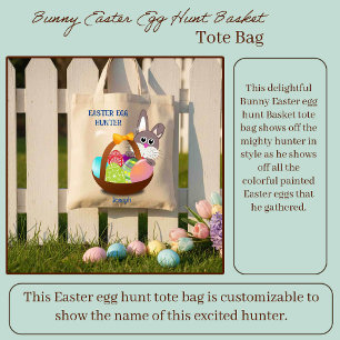 Bunny Påskägg Hunt Basket Tygkasse
