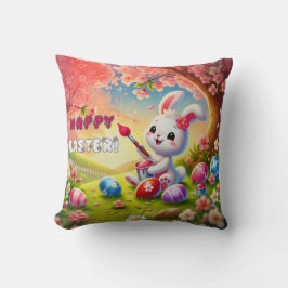 Bunny Påskägg Painter Kudde