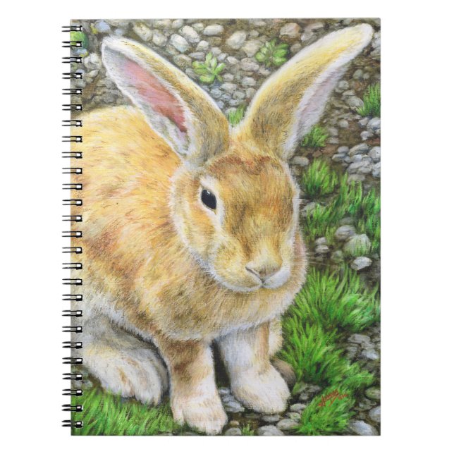 Bunny Pastel Anteckningsbok (Framsidan)