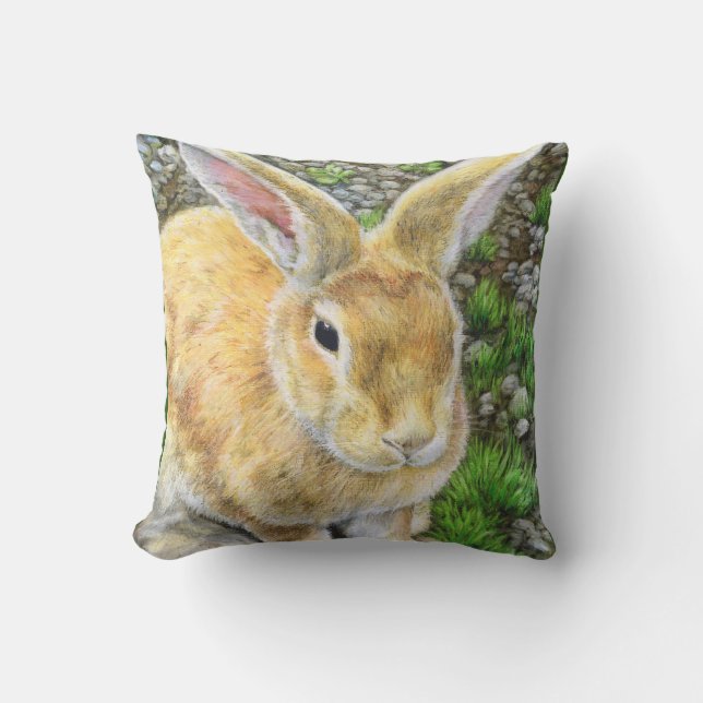 Bunny Pastel Kudde (Framsida)
