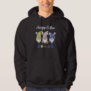 Bunny Pastel Vår Hunt Eggs Rabbit Glad påsk Hoodie