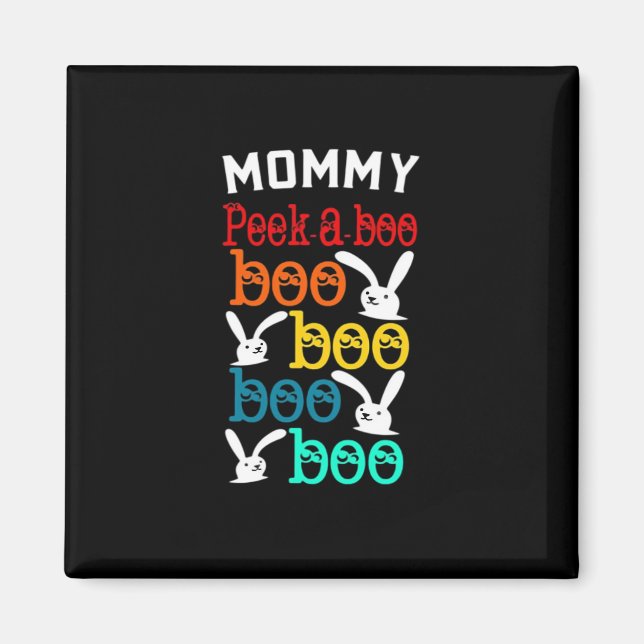 Bunny Peekaboo-spel för Novelty Vuxnor för barn Magnet (Framsidan)