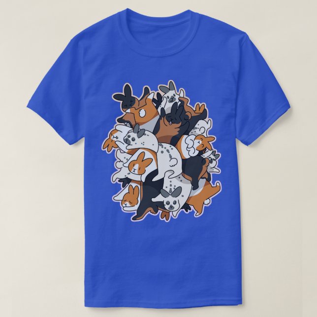 Bunny Pile T Shirt (Design framsida)