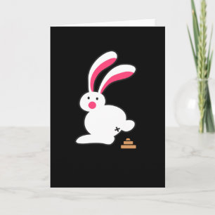 Bunny Poops Funny Bunny Poop Roligt Rabbit Kort