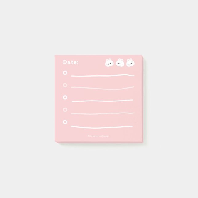 Bunny Post-it Block (Framsida)