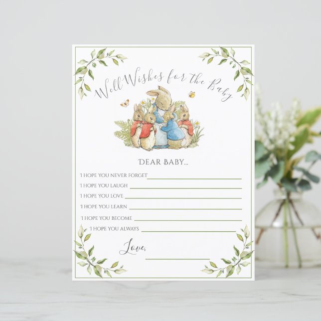 Bunny Rabbit Baby Shower Game (Stående Fram)