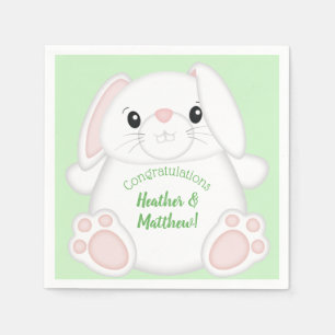Bunny Rabbit Baby Shower Pappersservett