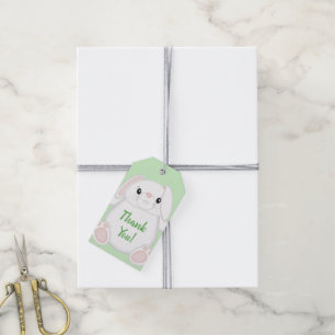 Bunny Rabbit Baby Shower Presentetikett