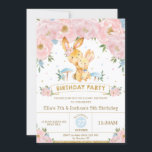 Bunny Rabbit Blommigt Joint Birthday Sister Brothe Inbjudningar<br><div class="desc">Anpassa denna Blommigtarna Rosa- och Blåkankanens gemensamma födelsedag med information om party enkelt och snabbt, tryck helt enkelt på anpassningsknappen för att ytterligare ordna om och formatera stil och placera texten. Den här vita samlingen har en vacker blommigt för rosa och blå vattenfärg och två söta vattenfärgshöljen. Matchande artiklar tillgängliga...</div>