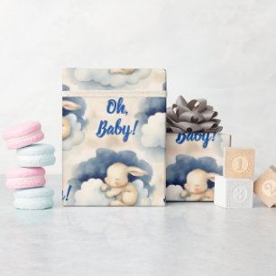 Bunny Rabbit Boy Oh Baby Baby Shower Presentpapper