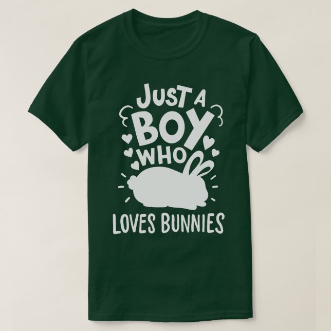 Bunny Rabbit Bunny Älskare T Shirt (Design framsida)