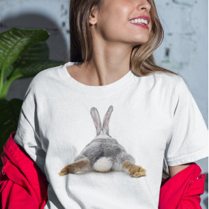 Bunny Rabbit Butt Svan Cute T Shirt