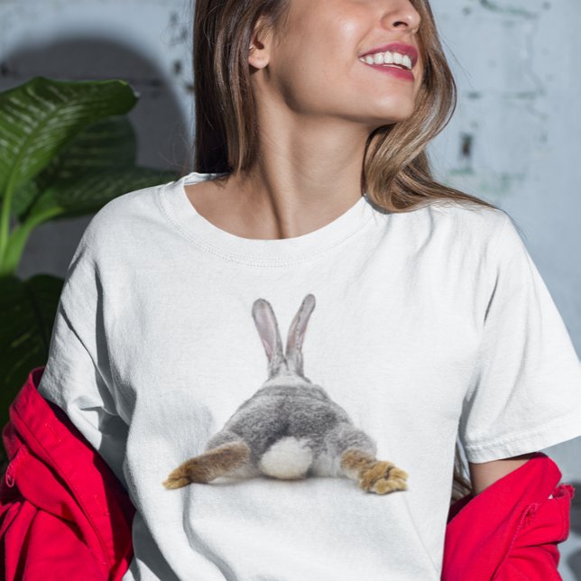 Bunny Rabbit Butt Svan Cute T Shirt (Skapare uppladdad)