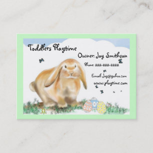 Bunny Rabbit-Children's store Visitkort
