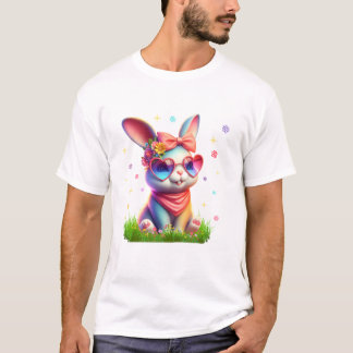 Bunny Rabbit Eggs Hunting T Shirt