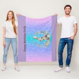 Bunny Rabbit-gåva - personlig filt