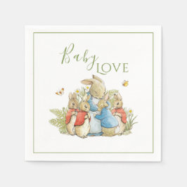 Bunny Rabbit Gender Neutral Shower Pappersservett