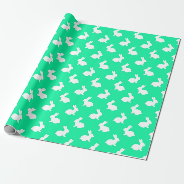 Bunny Rabbit Gift Wrap Presentpapper (Utrullad)