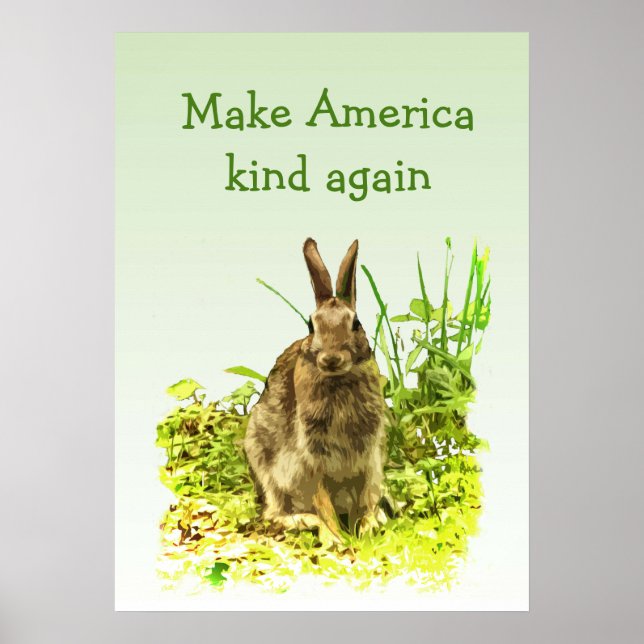 Bunny Rabbit Gör Amerika till Kind igen Poster (Framsidan)