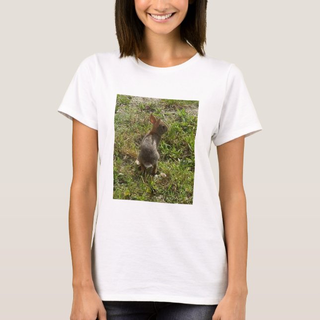 Bunny Rabbit Hare Saker T-shirt (Framsida)