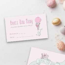 Bunny Rabbit Hur många babyskor har Gammat Tilläggskort