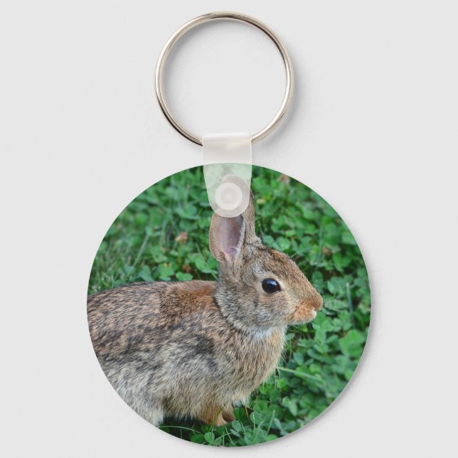 Bunny Rabbit Keychain Nyckelring (Framsida)