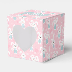 Bunny Rabbit Påsk Favor Box Presentaskar