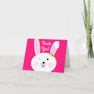 Bunny Rabbit Påsk Vår Födelsedagsfest Kort