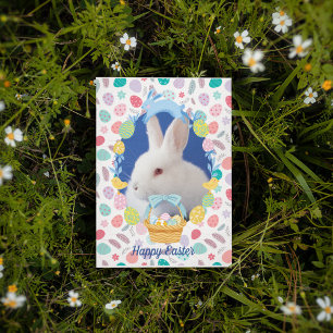 Bunny Rabbit Påskägg Julkort