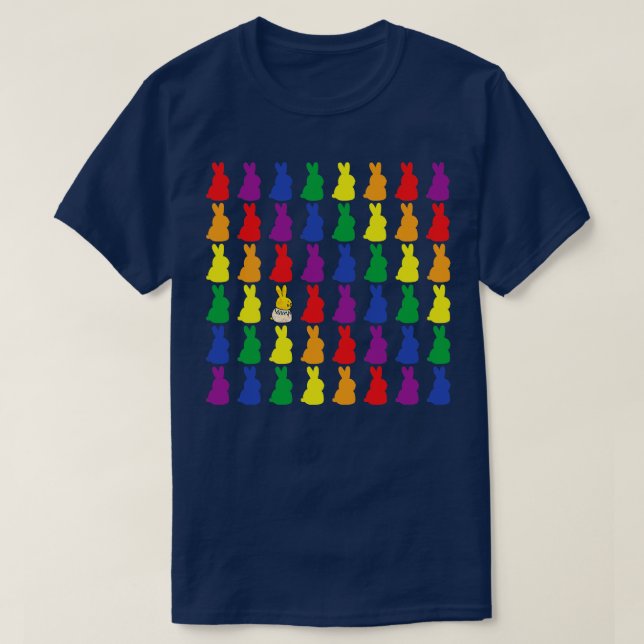 Bunny Rabbit Pride Colony T Shirt (Design framsida)