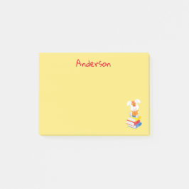 Bunny Rabbit Reading Bokar Post-it Block