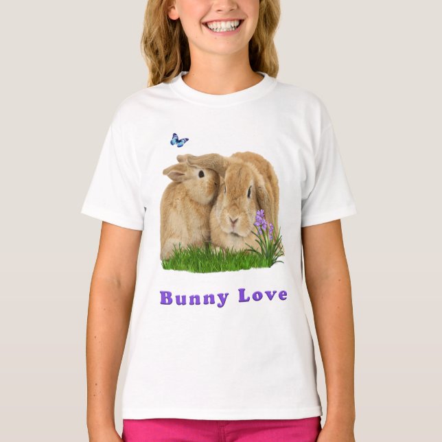 Bunny Rabbit T Shirt (Framsida)