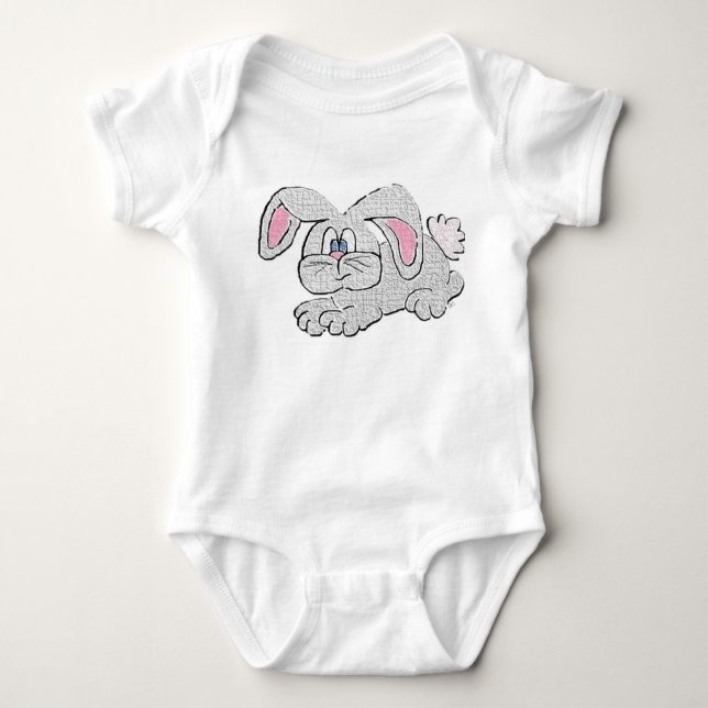 Bunny Rabbit (texturerad) Tee (Framsida)