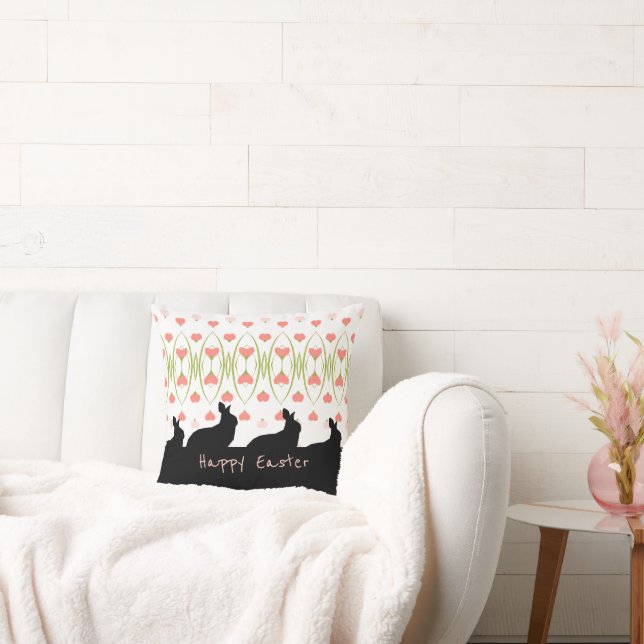 Bunny Rabbit Thmet Designer Kudde (Soffa)