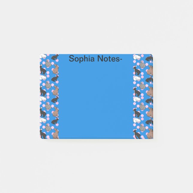 Bunny Rabbits Post-it Block (Framsida)