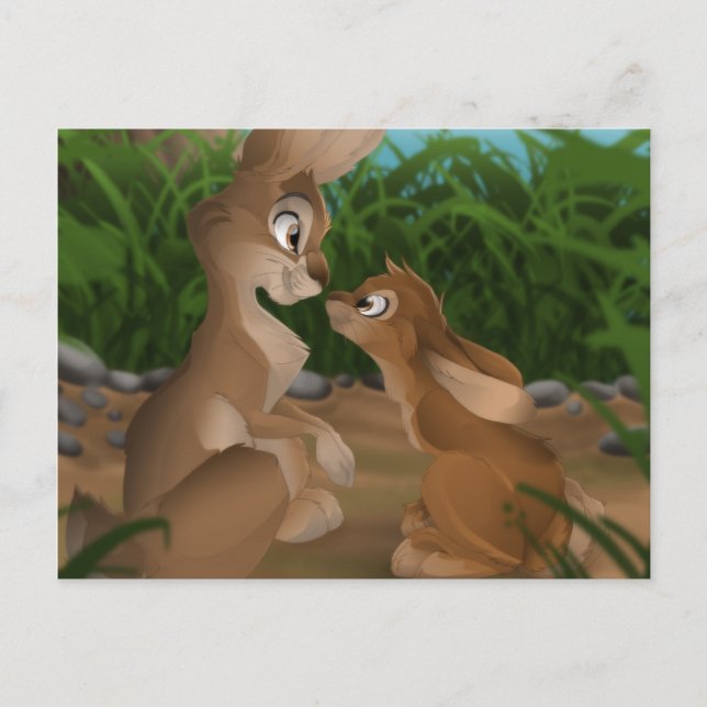 Bunny Rabbits Postcard Vykort (Framsida)