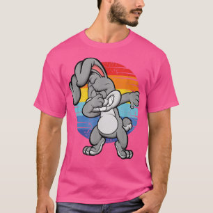 Bunny Retro Vintage 60s 70-tal Sunset Rabbit Anima T Shirt