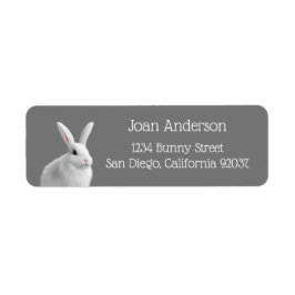 Bunny Returadress Etikett