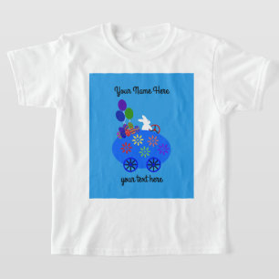 Bunny Riding Egg Car #3 T-Shirt