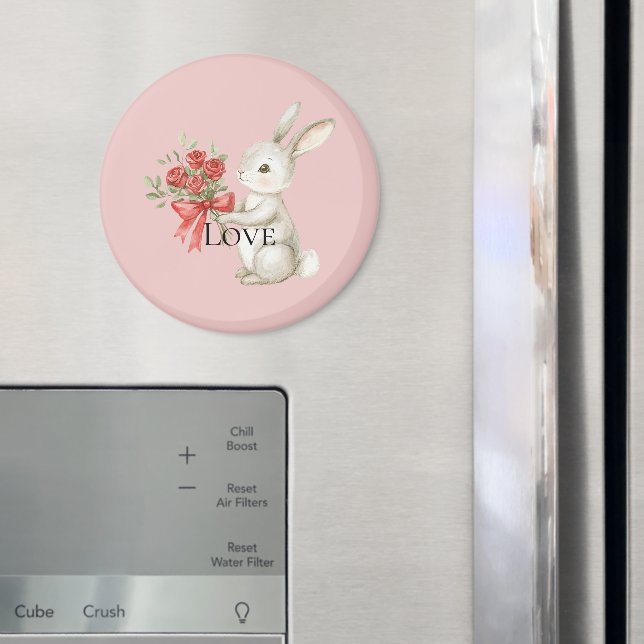 Bunny Ro Kärlek Magnet (In Situ (Fridge))